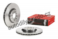 Brzdový kotouč BREMBO 09.B635.10 - SEAT, SKODA, VW