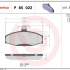 Sada brzdových destiček BREMBO P85022 - ŠKODA