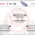 Sada brzdových destiček BREMBO P24188 - FORD