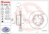 Brzdový kotouč BREMBO 09.5589.10 - BMW