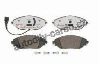 Sada brzdových destiček BREMBO P85144X - AUDI, SEAT, ŠKODA, VW