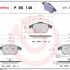 Sada brzdových destiček BREMBO P85146X - AUDI, SEAT, ŠKODA, VW