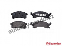 Sada brzdových destiček BREMBO P07004 - BUICK, CHEVROLET, PONTIAC