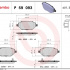 Sada brzdových destiček BREMBO P59093