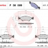 Sada brzdových destiček BREMBO P30009 - KIA