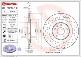 Brzdový kotouč BREMBO 09.B969.1X