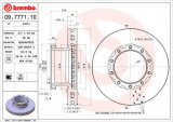 Brzdový kotouč BREMBO 09.7771.10 - MAN