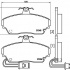 Sada brzdových destiček BREMBO P28014 - ACURA, HONDA, ROVER, TATA