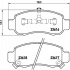 Sada brzdových destiček BREMBO P28033 - HONDA