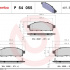 Sada brzdových destiček BREMBO P54055 - FIAT, MITSUBISHI