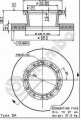 Brzdový kotouč BREMBO 09.7183.50 - IVECO