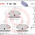 Sada brzdových destiček BREMBO P85182