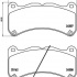 Sada brzdových destiček BREMBO P83146 - LEXUS