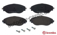 Sada brzdových destiček BREMBO P85166 - VW