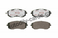 Sada brzdových destiček BREMBO P78013X - SUBARU