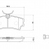 Sada brzdových destiček BREMBO P72001 - SANTANA