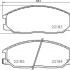 Sada brzdových destiček BREMBO P77002 - SSANGYONG