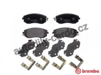 Sada brzdových destiček BREMBO P78021 - SUBARU, TOYOTA