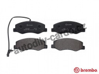 Sada brzdových destiček BREMBO P68061 - NISSAN, OPEL, RENAULT