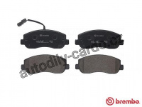 Sada brzdových destiček BREMBO P68062 - NISSAN, OPEL, RENAULT