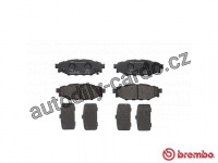 Sada brzdových destiček BREMBO P78020 - SUBARU, TOYOTA