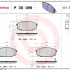 Sada brzdových destiček BREMBO P30099