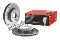 Brzdový kotouč BREMBO 09.A613.51 - MERCEDES-BENZ