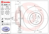 Brzdový kotouč BREMBO 09.B286.41 - MAYBACH