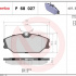 Sada brzdových destiček BREMBO P68027 - RENAULT