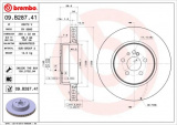 Brzdový kotouč BREMBO 09.B287.41 - MAYBACH