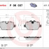 Sada brzdových destiček BREMBO P06037 - BMW