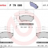 Sada brzdových destiček BREMBO P79005 - SUZUKI