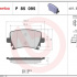 Sada brzdových destiček BREMBO P85095