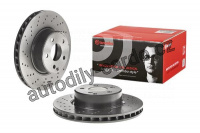 Brzdový kotouč BREMBO 09.8127.11 - MERCEDES-BENZ