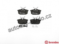 Sada brzdových destiček BREMBO P54023 - MITSUBISHI, VOLVO