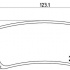 Sada brzdových destiček BREMBO P83049 - TOYOTA