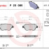 Sada brzdových destiček BREMBO P23085 - FIAT