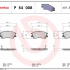 Sada brzdových destiček BREMBO P54008 - MITSUBISHI