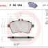 Sada brzdových destiček BREMBO P50054 - MERCEDES-BENZ