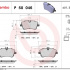 Sada brzdových destiček BREMBO P50046 - MERCEDES-BENZ