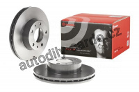 Brzdový kotouč BREMBO 09.D017.11 - CITROËN, FIAT, PEUGEOT