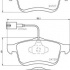 Sada brzdových destiček BREMBO P23130