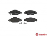 Sada brzdových destiček BREMBO P83053 - TOYOTA