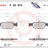 Sada brzdových destiček BREMBO P23073