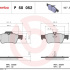 Sada brzdových destiček BREMBO P50052 - MERCEDES-BENZ