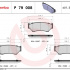 Sada brzdových destiček BREMBO P79008 - SUZUKI