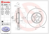 Brzdový kotouč BREMBO 09.D250.11 - VOLVO