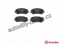 Sada brzdových destiček BREMBO P23021 - FIAT, SEAT