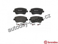 Sada brzdových destiček BREMBO P68033 - NISSAN, RENAULT