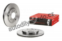 Brzdový kotouč BREMBO 09.5196.14 - CITROËN